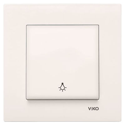 Viko Karre/Meridian Krem Light Mekanizma (Çerçeve Hariç) 90967203 - 1