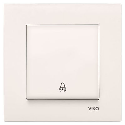 Viko Karre/Meridian Krem Zil Anahtarı Mekanizma (Çerçeve Hariç) 90967206 - 1