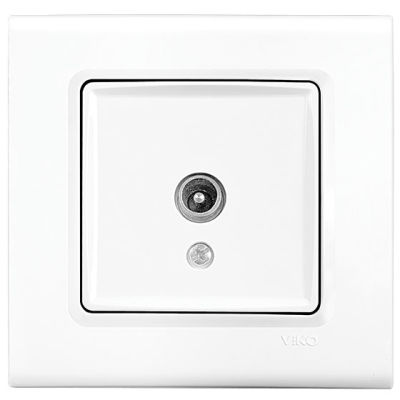 Viko Linnera/Rollina Beyaz Tv Geçişli 12db Mekanizma (Çerçeve Hariç) 90440060 - 1