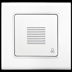 Viko Linnera/Rollina Beyaz Zil (Buzzer) Mekanizma+Kapak 90440009 - Viko