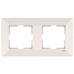 Viko Meridian Krem 2-Li Çerçeve 90979012 - Viko (1)