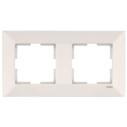 Viko Meridian Krem 2-Li Çerçeve 90979012 - Viko