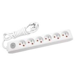 Viko Multi-Let Altılı Grup Priz Anahtarlı Topraklı Ups 2 Metre (Çocuk Korumalı) 90119602 - Viko
