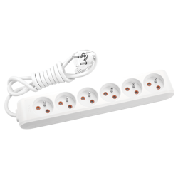 Viko Multi-Let Altılı Grup Priz Ups 2 Metre Beyaz (Çocuk Korumalı) 90110602 - Viko