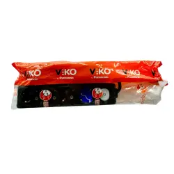 Viko Multi-Let Dörtlü Grup Priz Anahtarlı Topraklı 2 Metre Siyah (Çocuk Korumalı) 90137402 - Viko (1)