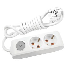 Viko Multi-Let İkili Grup Priz Anahtarlı Topraklı 5 Metre Beyaz (Çocuk Korumalı) 90117205 - 3