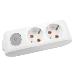 Viko Multi-Let İkili Grup Priz Anahtarlı Topraklı Klemensli Beyaz (Çocuk Korumalı) 90117200 - 1
