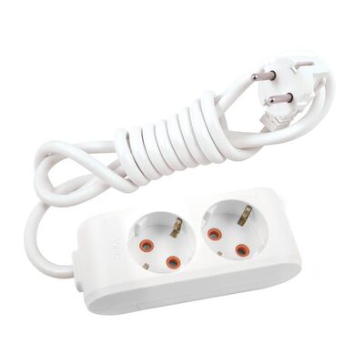 Viko Multi-let İkili Grup Priz Topraklı 1 Metre 90113201 - 1