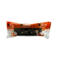 Viko Multi-Let İkili Grup Priz Topraklı Klemensli Siyah (Çocuk Korumalı) 90133200 - Viko (1)