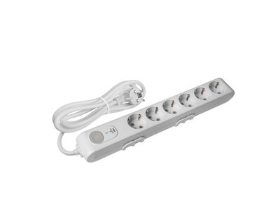 Viko MULTİ-LET Şok Korumalı 6LI Topraklı Çocuk Korumalı Priz 1,5 MT 90117631 - 1