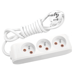 Viko Multi-Let Üçlü Grup Priz Ups 2 Metre Beyaz (Çocuk Korumalı) 90110302 - 3