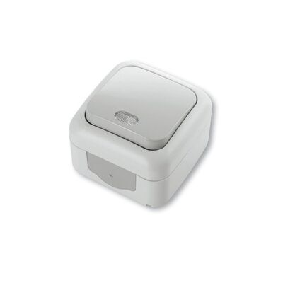 Viko Palmiye Gri Light Işıklı 90555514 - 1