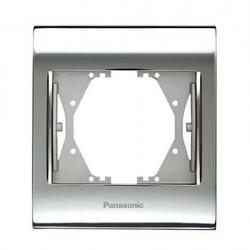 Viko Panasonic Thea Blu Chrome+Beyaz Tekli Çerçeve - Thea/Panasonic