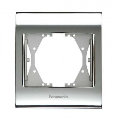 Viko Panasonic Thea Blu Chrome+Beyaz Tekli Çerçeve - 1