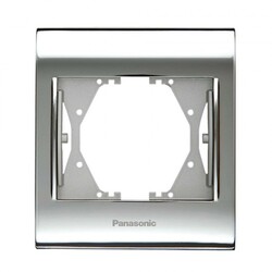 Viko Panasonic Thea Blu Chrome + Beyaz Tekli Çerçeve - Thea/Panasonic