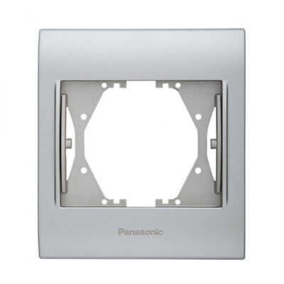 Viko Panasonic Thea Blu Chrome Matt+Beyaz Tekli Çerçeve - 1