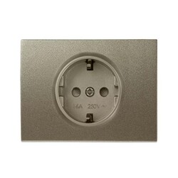Viko Panasonic Thea Blu Dore Topraklı Priz Düğme/Kapak - Thea/Panasonic
