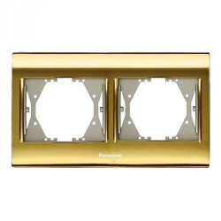 Viko Panasonic Thea Blu Gold+Dore İkili Çerçeve - Thea/Panasonic