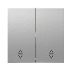 Viko Panasonic Thea Blu Komütatör Vavien Metalik Beyaz Düğme/Kapak - Thea/Panasonic