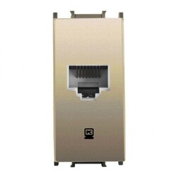Viko Panasonic Thea Modüler Dore 1M Data Prizi Cat6 Mekanizma + Düğme/Kapak - Thea/Panasonic