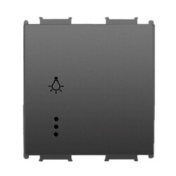 Viko Panasonic Thea Modüler Füme 2M Işıklı Light Anahtar Düğme/Kapak - Thea/Panasonic