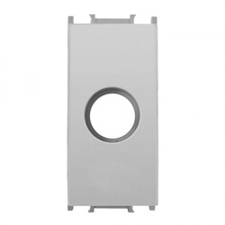 Viko Panasonic Thea Modüler Metalik Beyaz 1M Kablo Çıkış Kapağı Düğme/Kapak (Mekanizma Hariç) - Thea/Panasonic