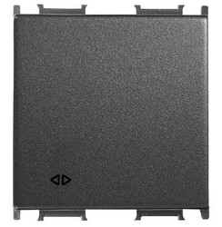 Viko Panasonic Thea Modüler Sistem Permütatör 2M Antrasit Düğme/Kapak - Thea/Panasonic
