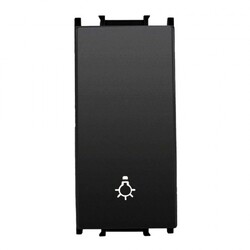 Viko Panasonic Thea Modüler Siyah 1M Light Düğme/Kapak (Mekanizma Hariç) - Thea/Panasonic