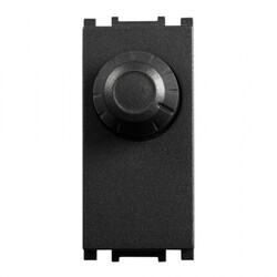 Viko Panasonic Thea Modüler Siyah 1M PRO Vavien Dimmer R 20-300W Mekanizma + Düğme/Kapak WVTT15654BL-TR - Thea/Panasonic