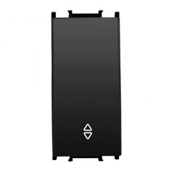 Viko Panasonic Thea Modüler Siyah 1M Vavien Düğme/Kapak (Mekanizma Hariç) - Thea/Panasonic
