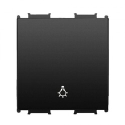 Viko Panasonic Thea Modüler Siyah 2M Light Düğme/Kapak (Mekanizma Hariç) - Thea/Panasonic