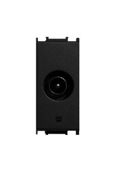 Viko Panasonic Thea Modüler Siyah TV-SAT Altlık+Düğme/Kapak 11 DB - Thea/Panasonic