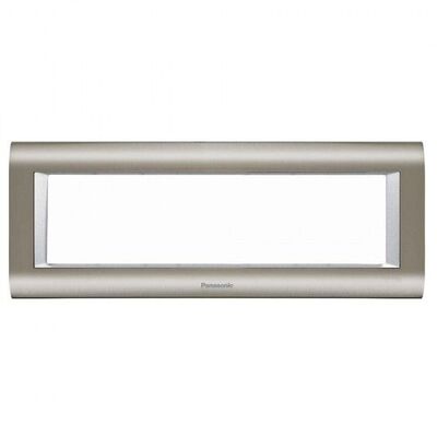 Viko Panasonic Thea Sistema Inox + Metalik Beyaz 7M Çerçeve - 1