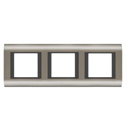 Viko Panasonic Thea Sistema Inox Füme 3X2M Çerçeve - Thea/Panasonic