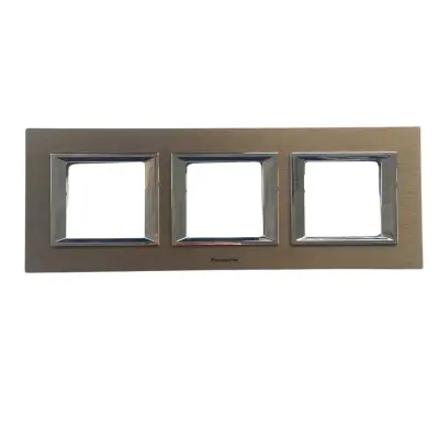 Viko Panasonic Thea Ultima Eloxal Bronz 3x2M Çerçeve - 1