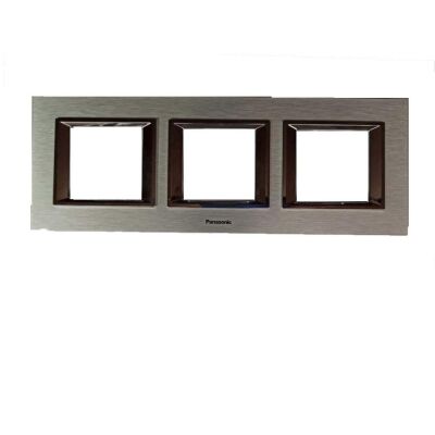 Viko Panasonic Thea Ultima Eloxal Gümüş 3X2M Çerçeve - 1