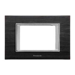 Viko Panasonic Thea Ultima Eloxal Siyah 3x2M Çerçeve - 1