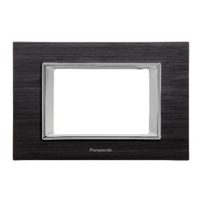Viko Panasonic Thea Ultima Eloxal Siyah 4M Çerçeve - 1