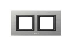 Viko Panasonic Thea Ultima Metalik Inox 2x2M Çerçeve - Thea/Panasonic