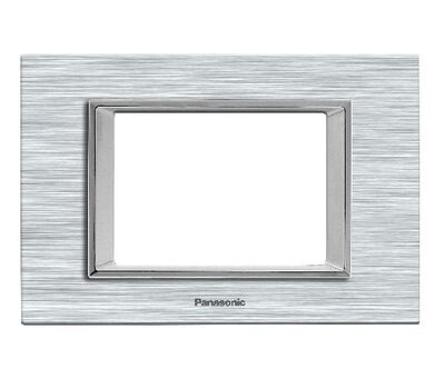 Viko Panasonic Thea Ultima Serisi Eloxal Gümüş 2M Çerçeve - 1