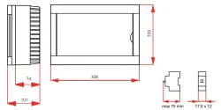 Viko Sıva Üstü Sigorta Kutusu 12-li Halogen Free 90912112 - Viko (1)