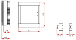 Viko Sıva Üstü Sigorta Kutusu 24-Lü Halogen Free 90912124 - Viko (1)