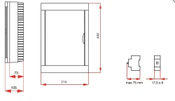 Viko Sıvaüstü Sigorta Kutusu 36-Lı Halogen Free 90912136 - Viko (1)