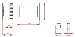 Viko Sıvaüstü Sigorta Kutusu 8-li Halogen Free 90912108 - Viko (1)