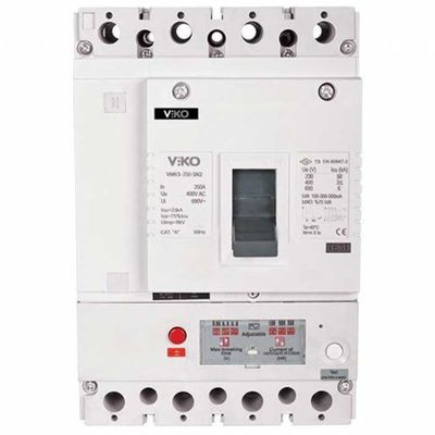 Viko - VMR2-125-SN2 4x125A 25ka Sn2 Kaçak Akımlı Sabit Kompakt Şalter - 1