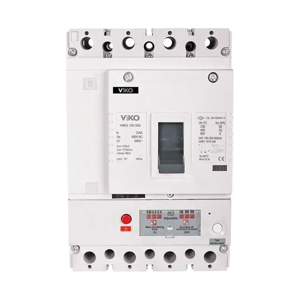 Viko - VMR2-63-SN2 4x63A 25ka Sn2 Kaçak Akımlı Sabit Kompakt Şalter - 1