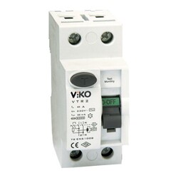 Viko - VTR2-3230 2x32A 30mA Ac Tip Kaçak Akım Rölesi - Viko