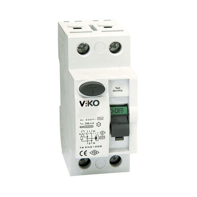 Viko - VTR2-63300 2x63A 300mA Ac Tip Kaçak Akım Rölesi - 1