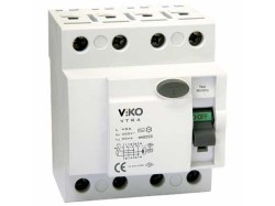 Viko - VTR4-25300 4x25A 300mA Ac Tip Kaçak Akım Rölesi - Viko (1)