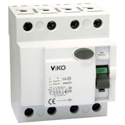 Viko - VTR4-6330 4x63A 30mA Ac Tip Kaçak Akım Rölesi - Viko